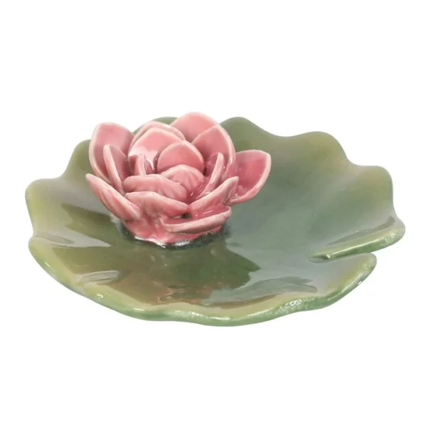 Lily Pad Trinket Dish and Incense Stick Holder