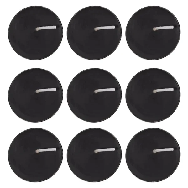 Pack of 9 Opium Scented Black Tealights