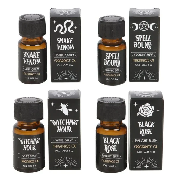 Set of 12 Midnight Rituals Fragrance Oils in Display