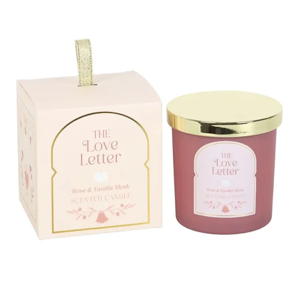 The Love Letter Rose & Vanilla Musk Candle