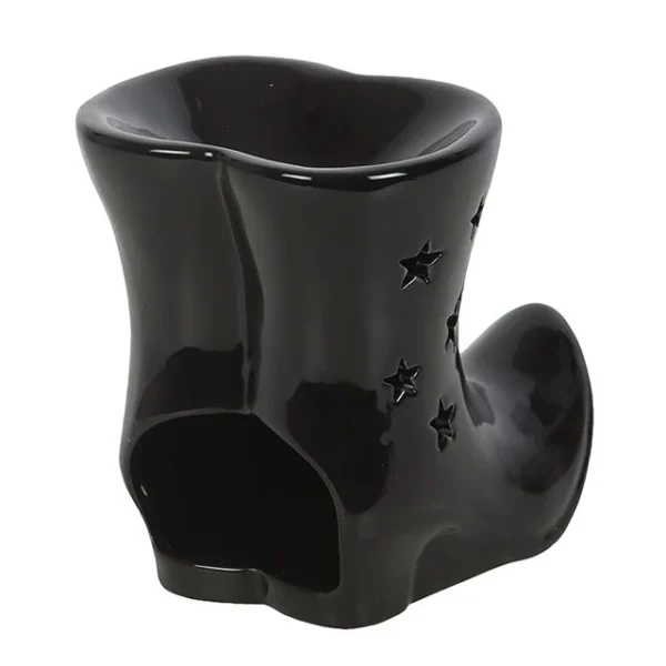 Black Witch Boots Oil Burner
